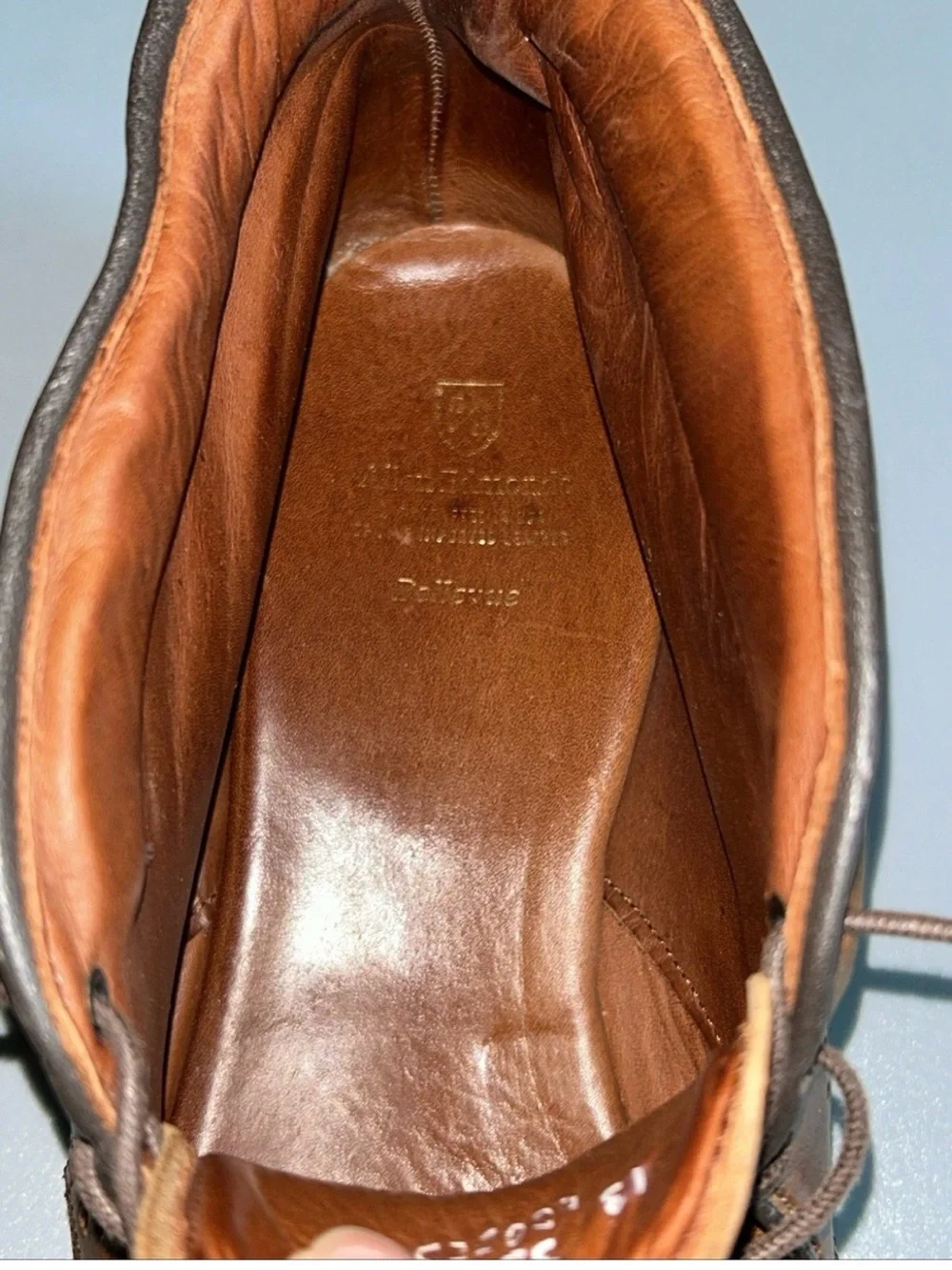 Allen Edmond Bellevue Brown Boots Brown Size 13 EEE